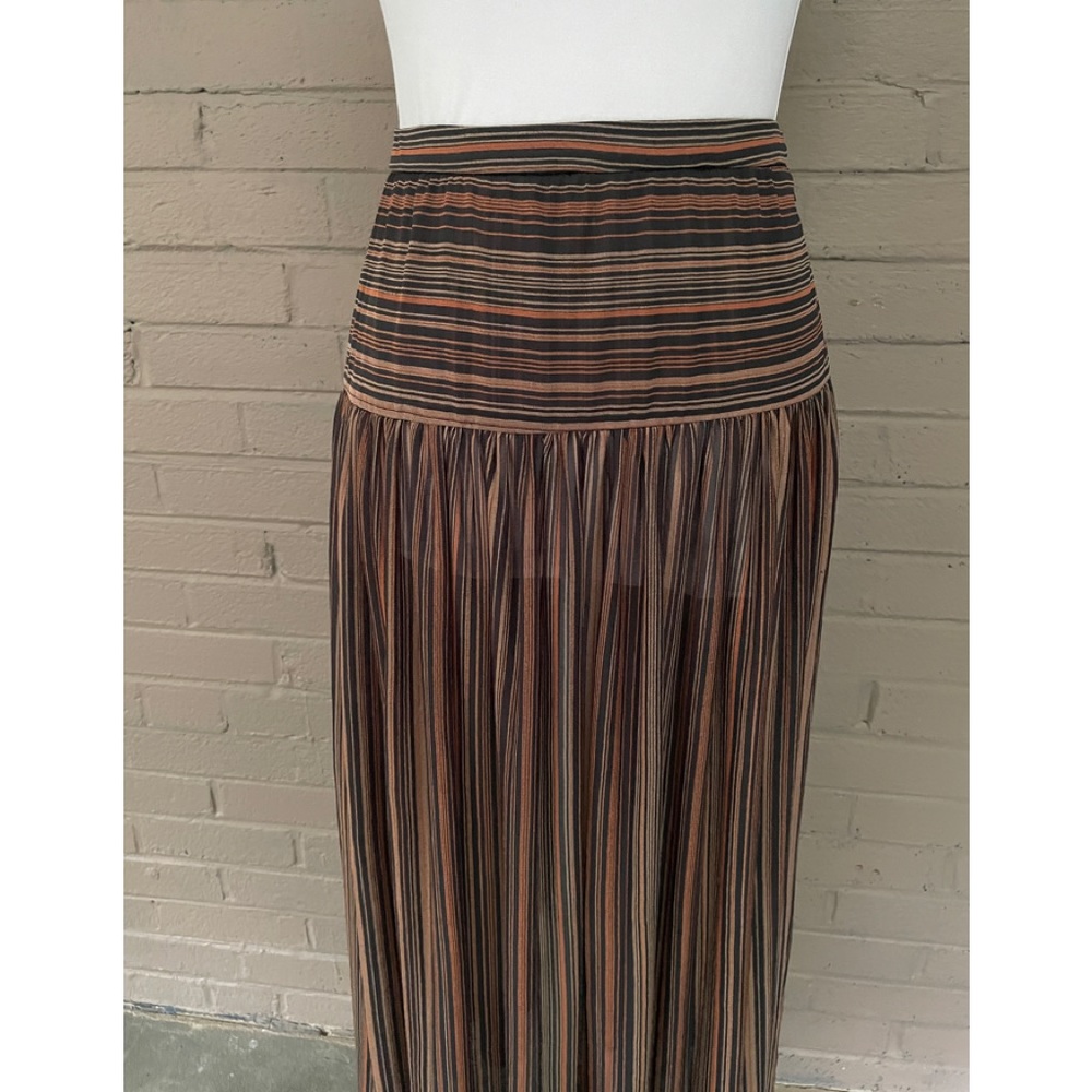 Vintage Rodier Paris stripe high waist skirt XS - Picture 10 of 13